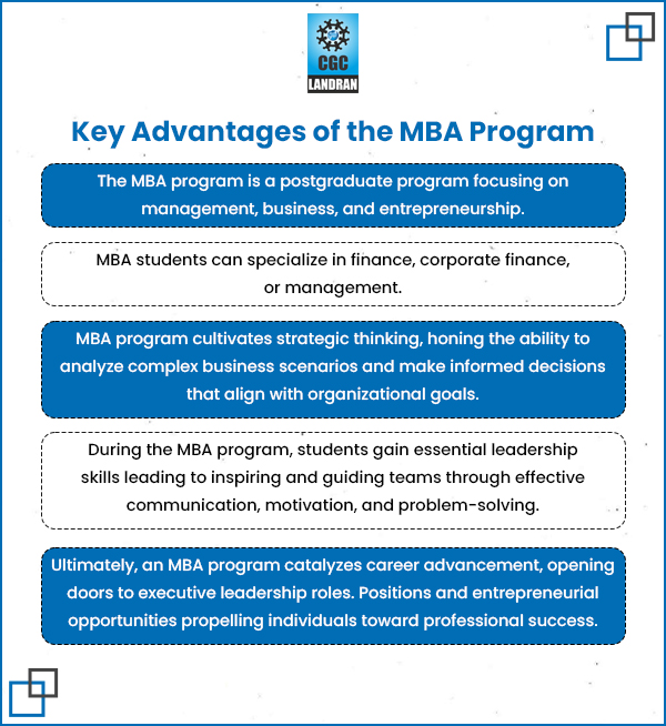 key advantage of mba